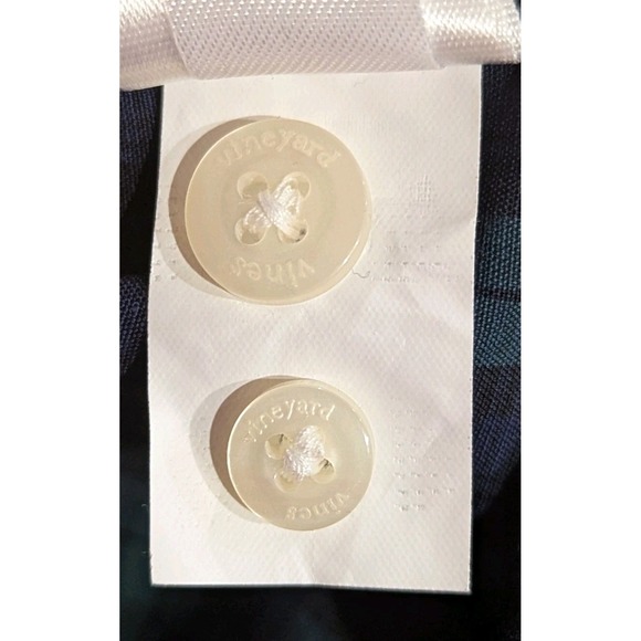 Vineyard Vines Whale Shirt Mens XL Blue & Green Classic Plaid Long Sleeve Cotton - Picture 12 of 12